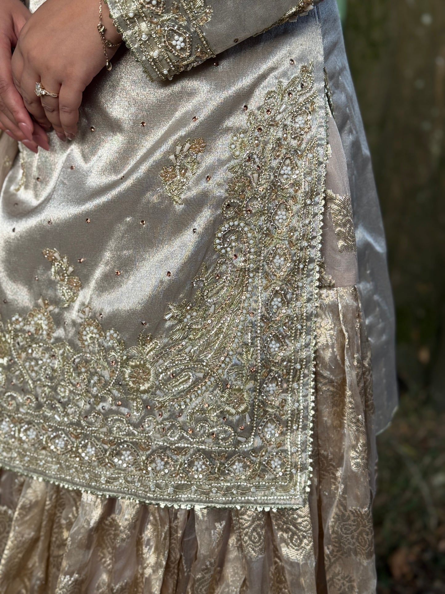Zareen Gharara Luxury Hand Embellished Suit