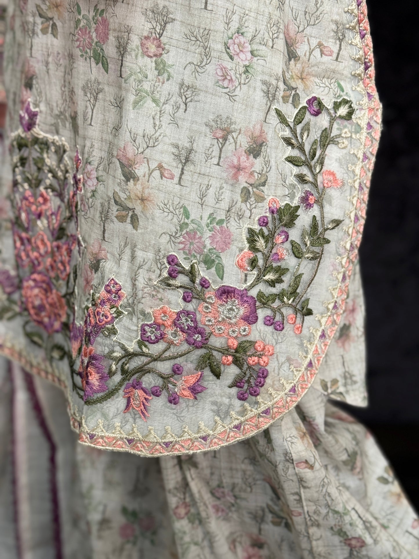 Ethereal Bloom Pallazo Set