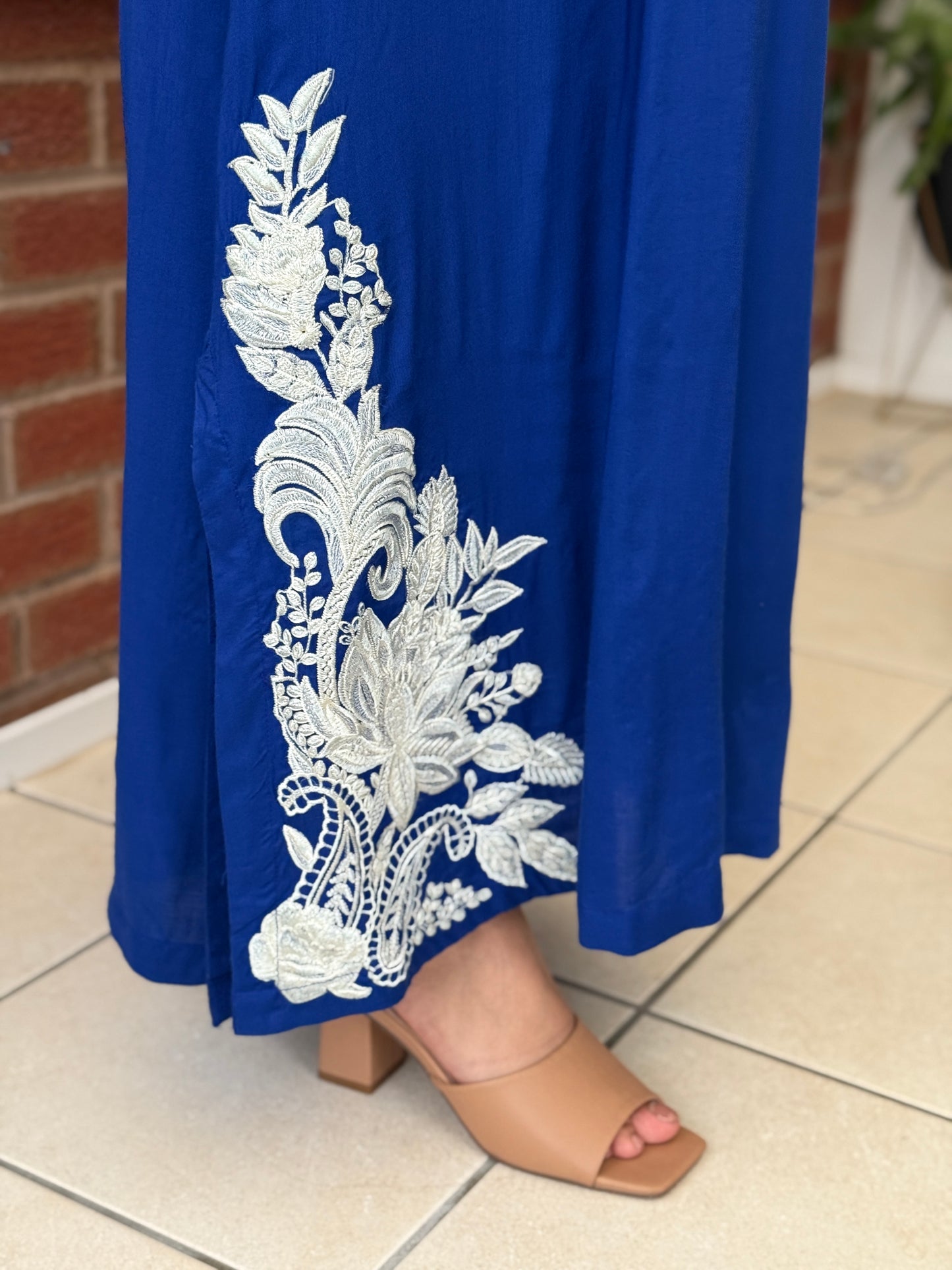 Samara Elan - Embroidered Maxi Dress