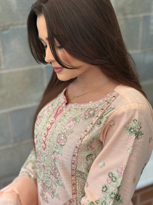 Noore Embroidered Suit*