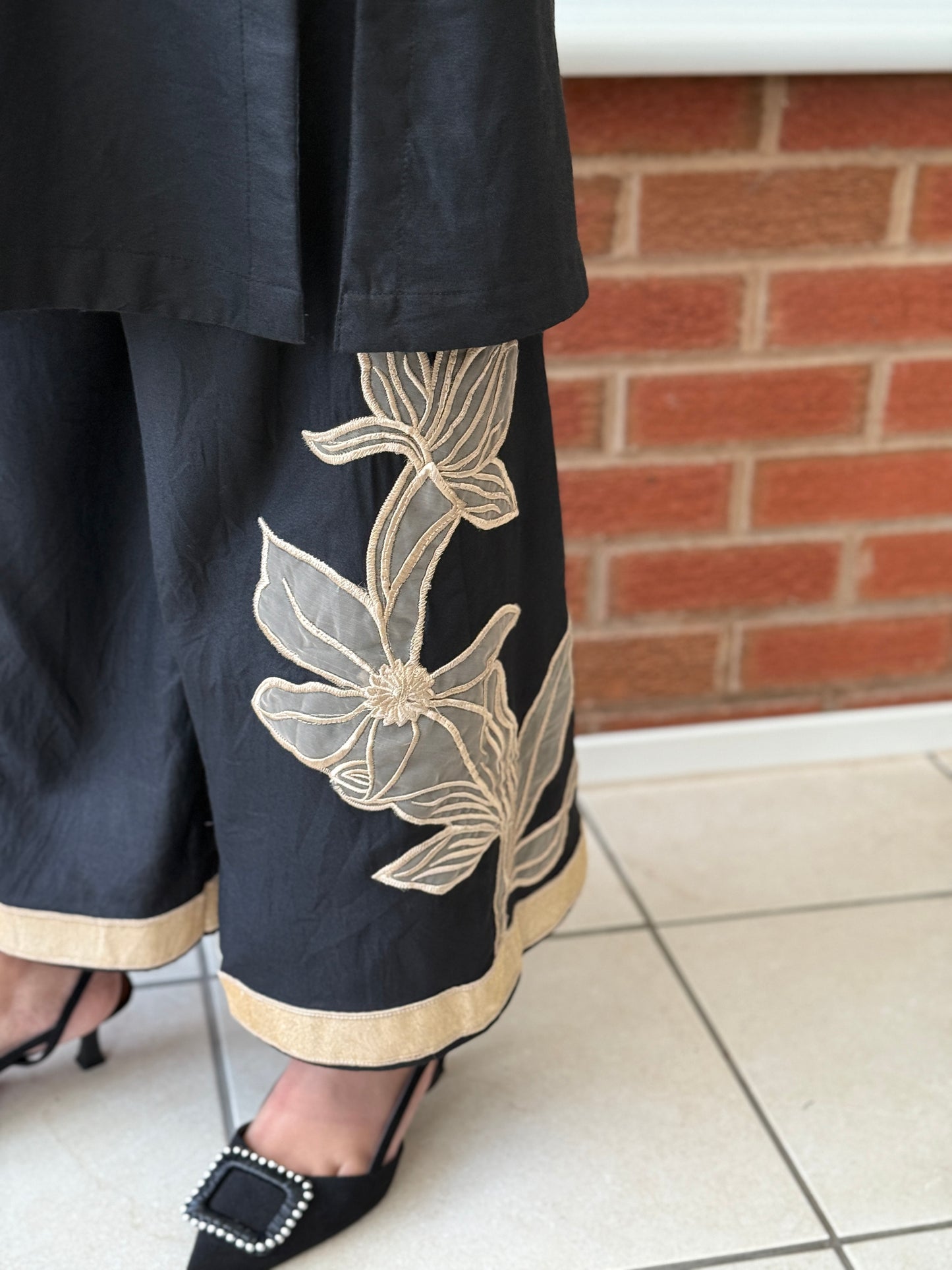 Dania - Dhanak Embroidered Co-Ord