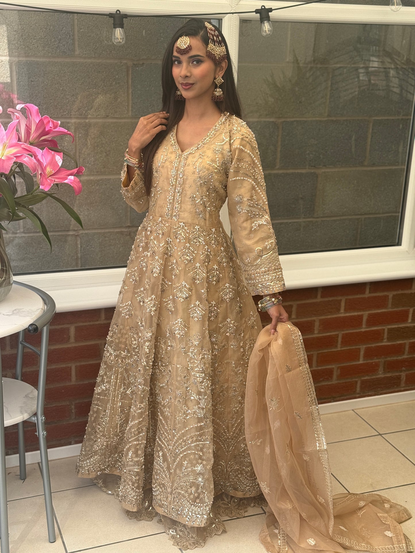 Gold Royale Organza Maxi