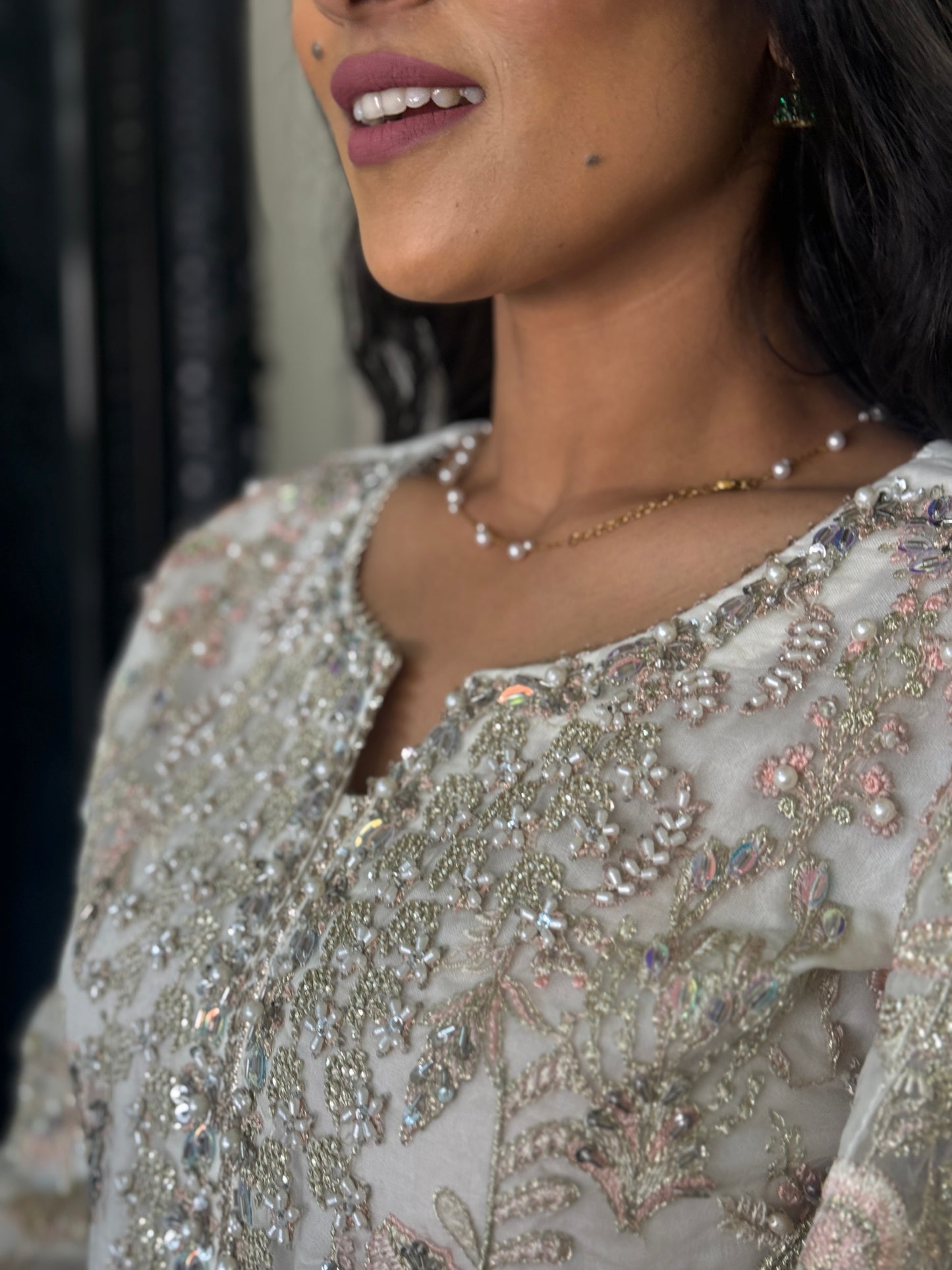 Zoya Ivory Sharara Suit