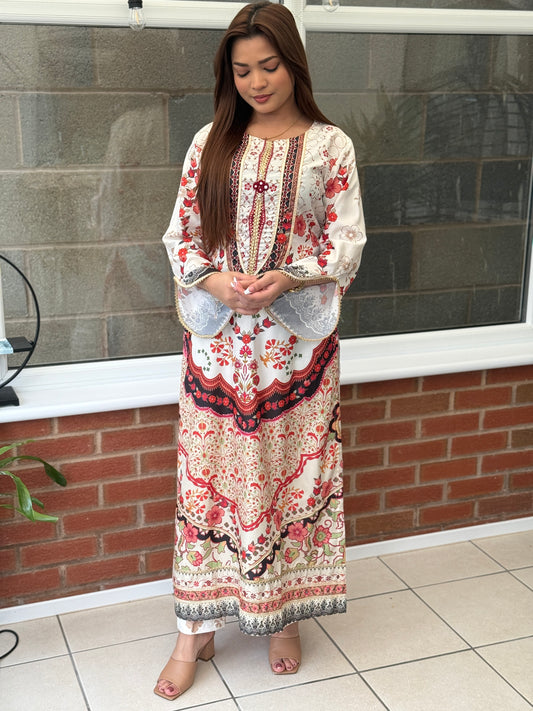 Liana Luxe - Mother & Daughter Set - Off White