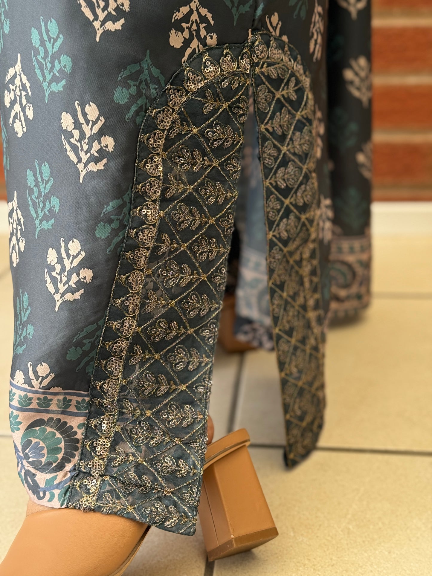Midnight Muse Kaftan Set