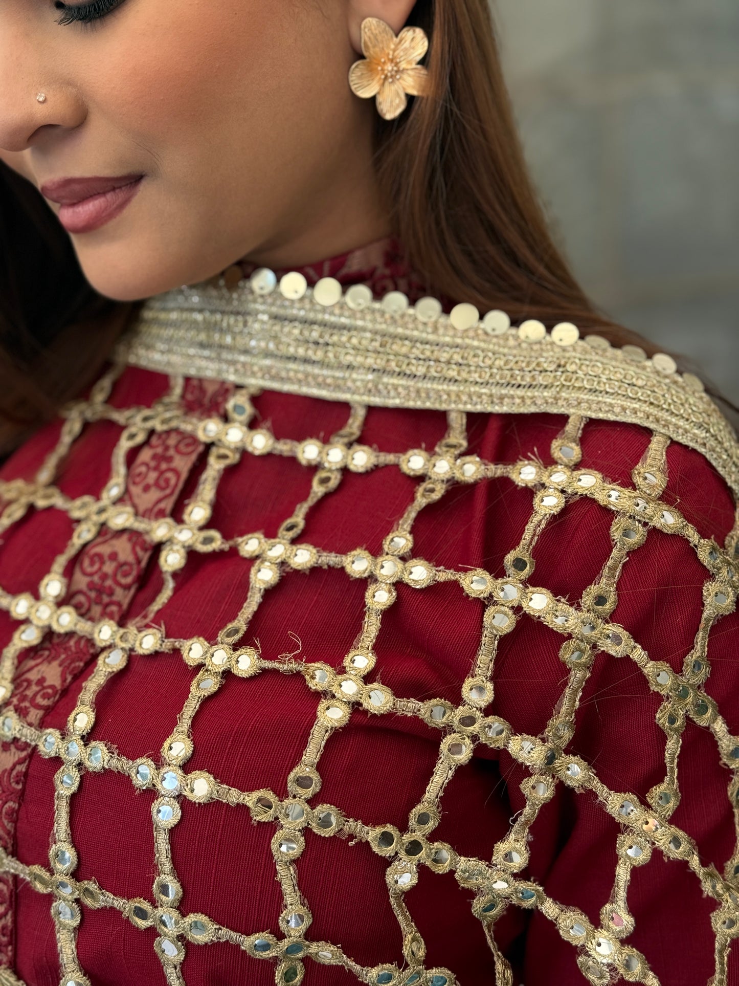 Sheesh Mirror Dupatta