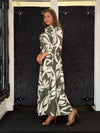 KHAKI MAXI DRESS