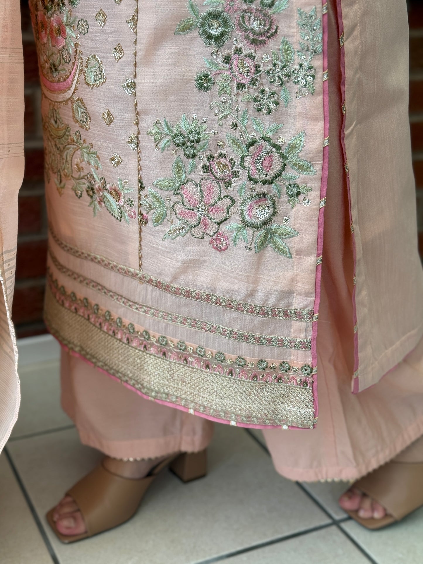 Noore Embroidered Suit*