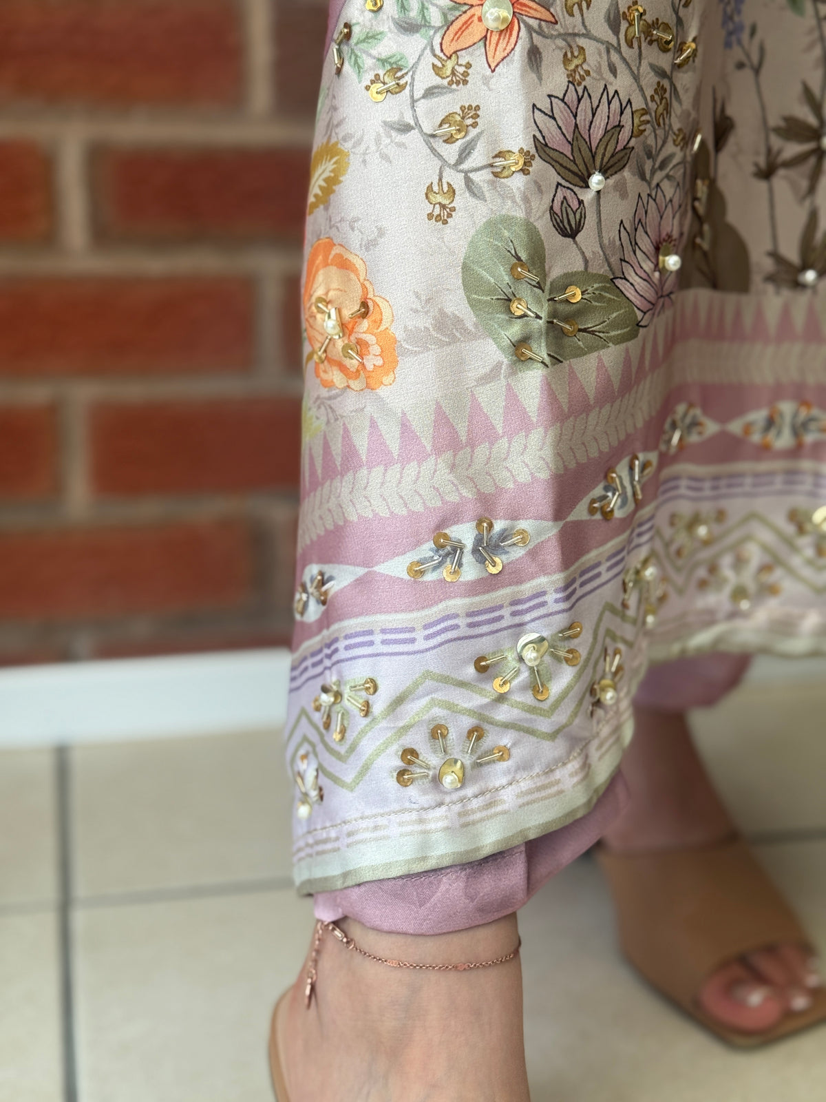 Sahar Silk Two Piece