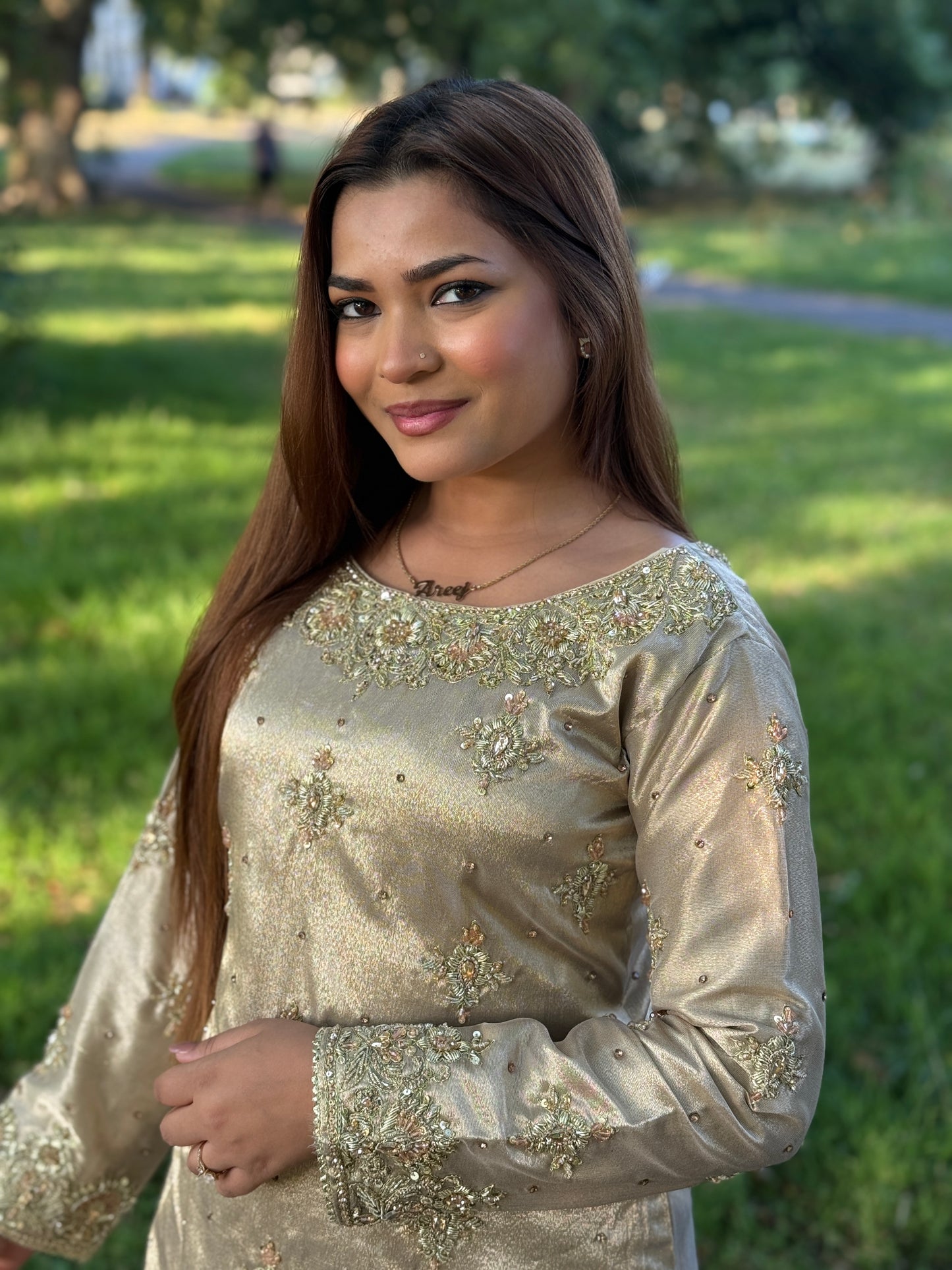 Golden Noor Flared Kali Sharara