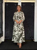 KHAKI MAXI DRESS