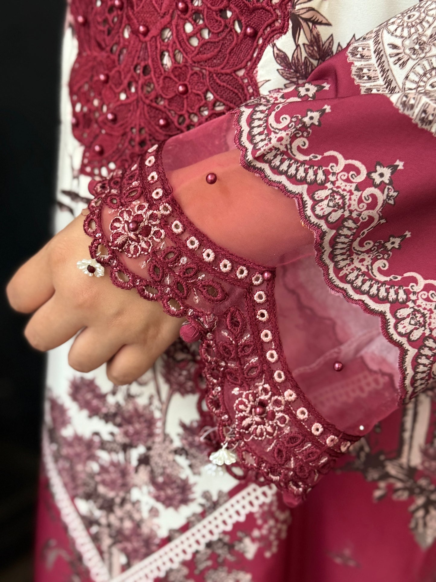 Maria B - M Print Maxi Suit