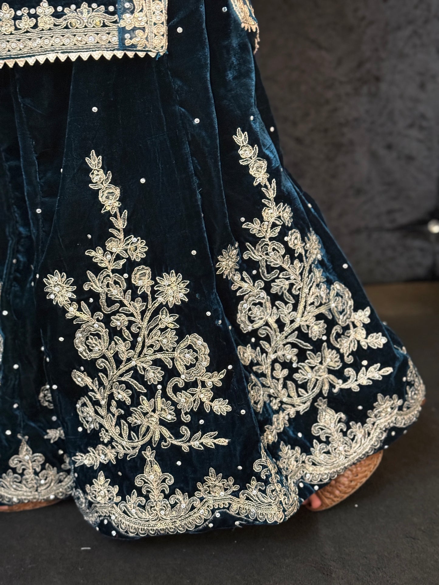 Asteria Velvet - Teal Luxe Suit