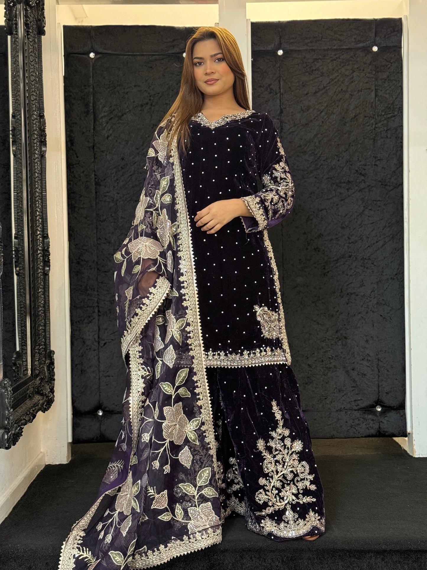 Asteria Velvet - Cadbury Plum