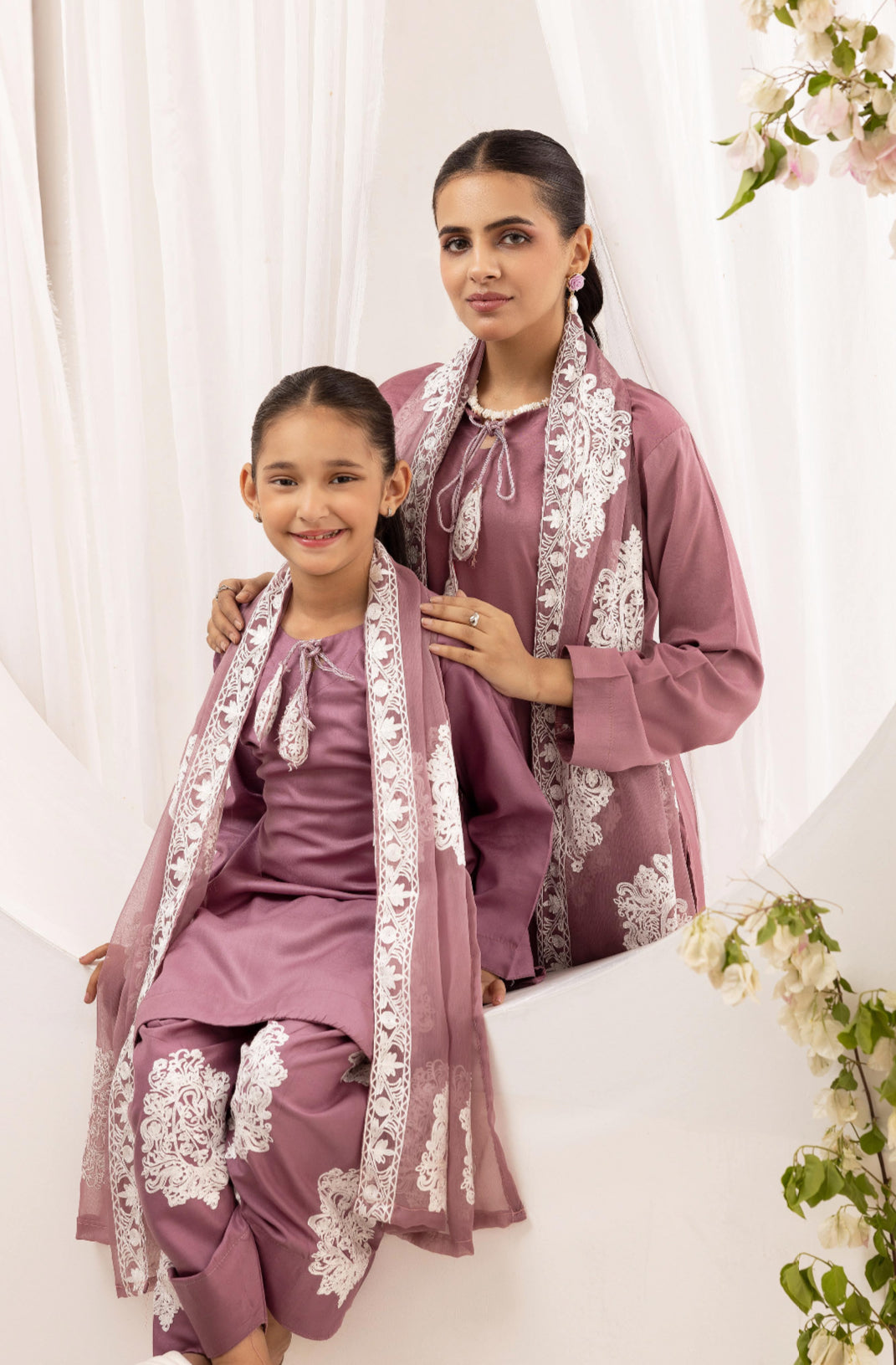 Jannat Farsi Mother Daughter - Dusky Lilac