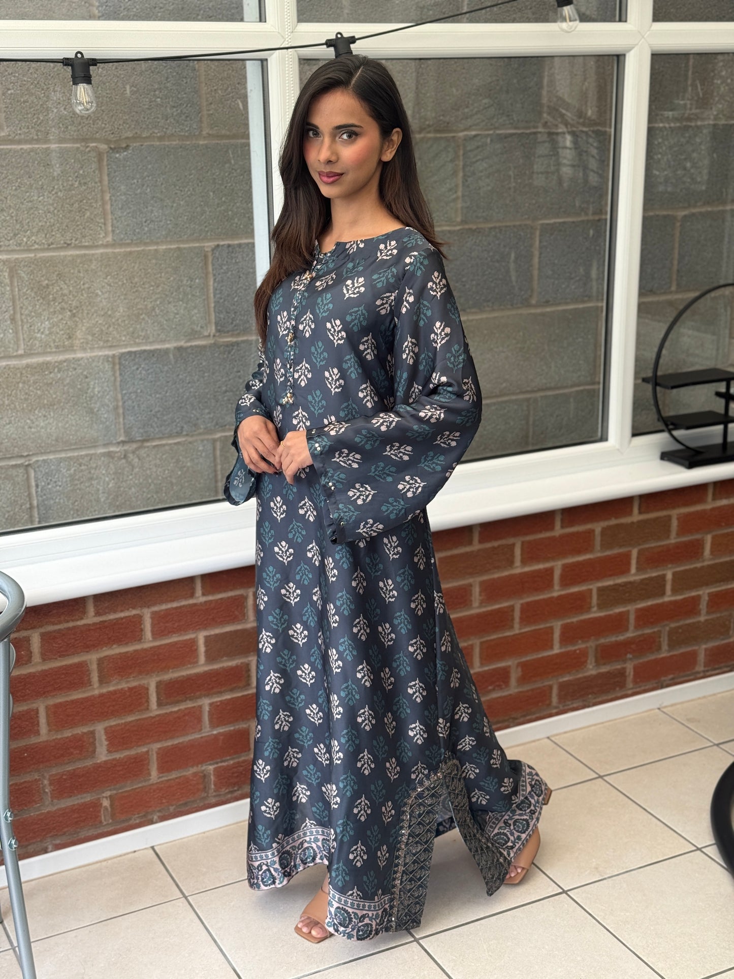 Midnight Muse Kaftan Set