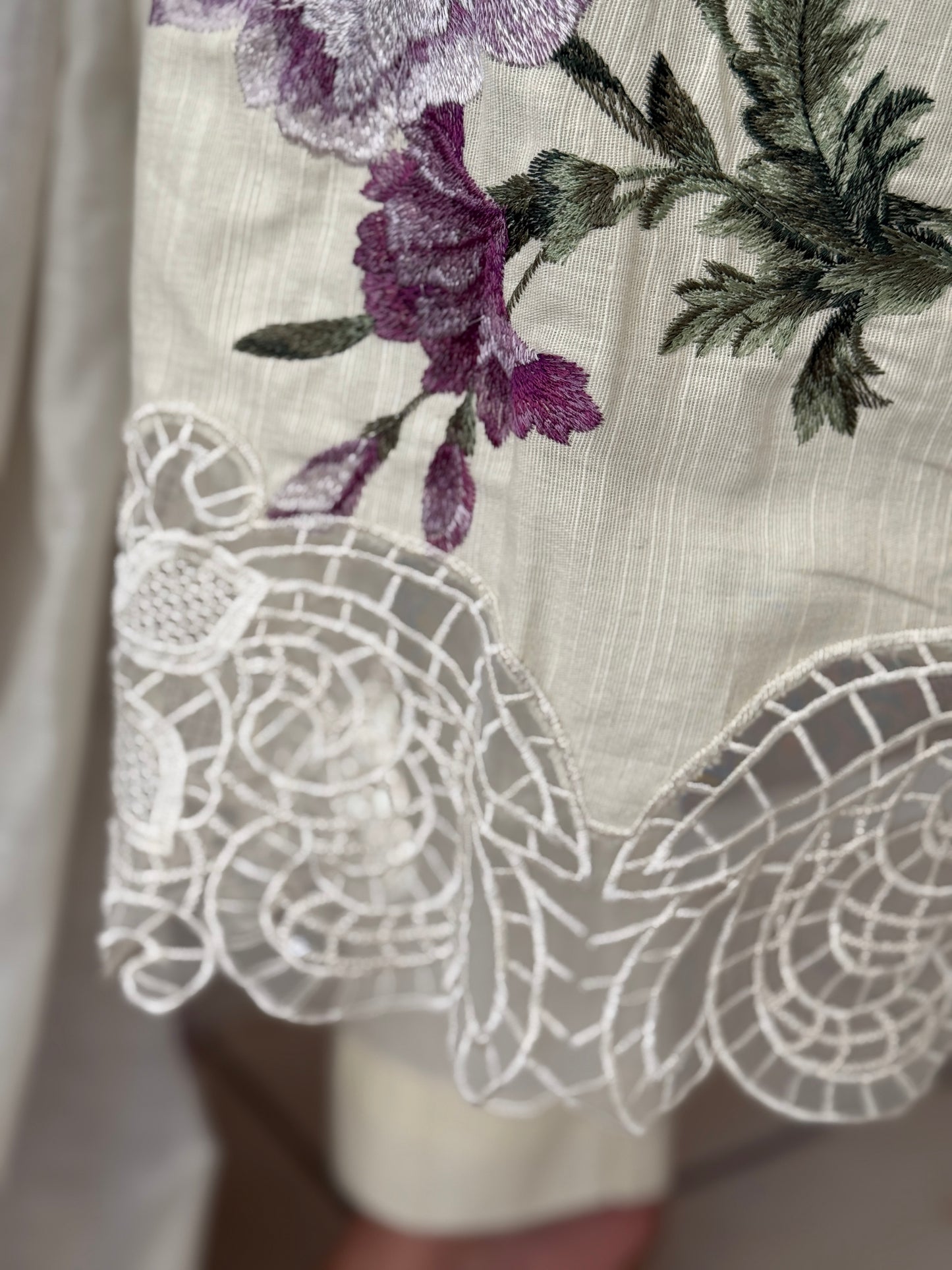 Amara Bloom - Floral Embroidered Suit