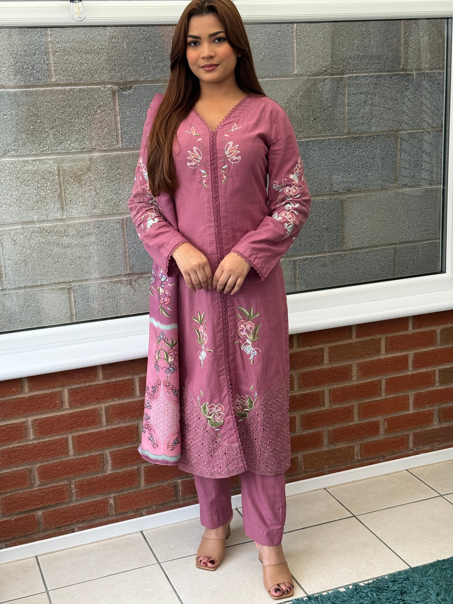 Mehrunisa Khaddar Suit
