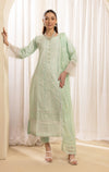 Mint Green Embroidered