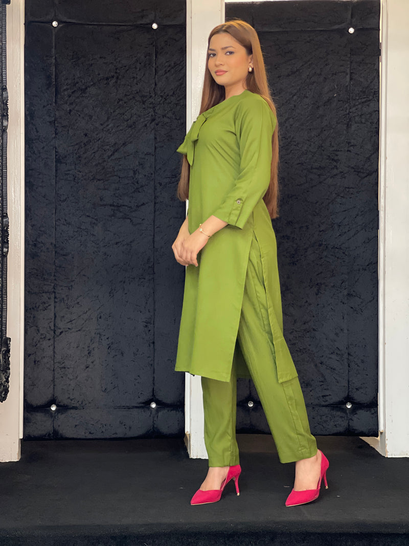 FARYAL - KHAKI GREEN