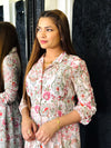 PINK FLORAL MAXI DRESS