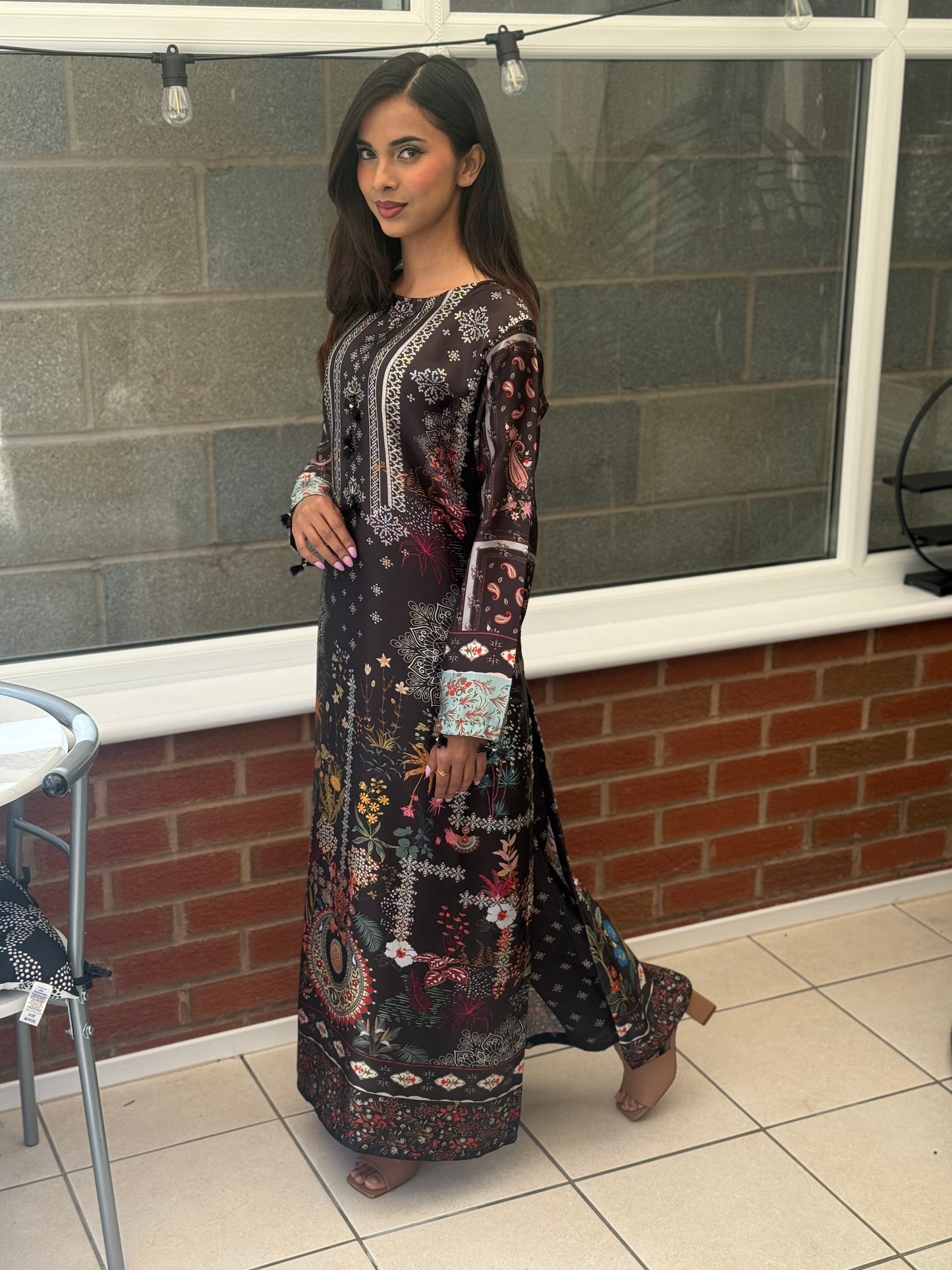 Noir Royale – Luxury Printed Silk Edit