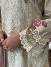 Ivory Bloom Khaddar Suit