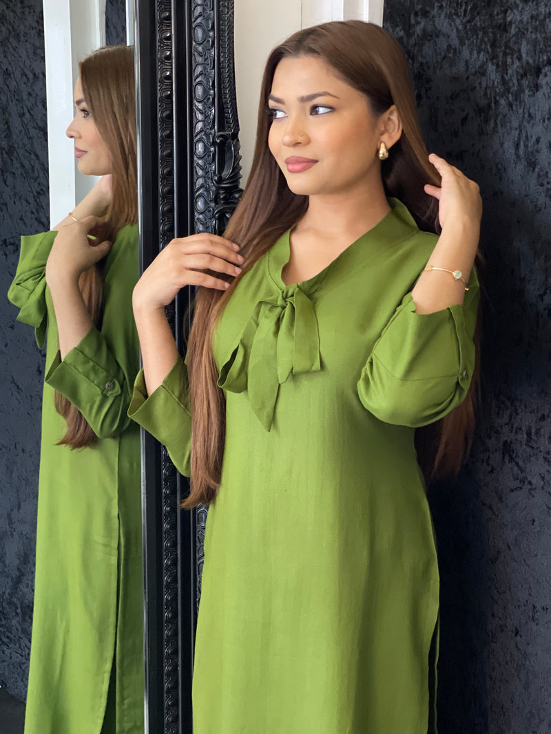 FARYAL - KHAKI GREEN