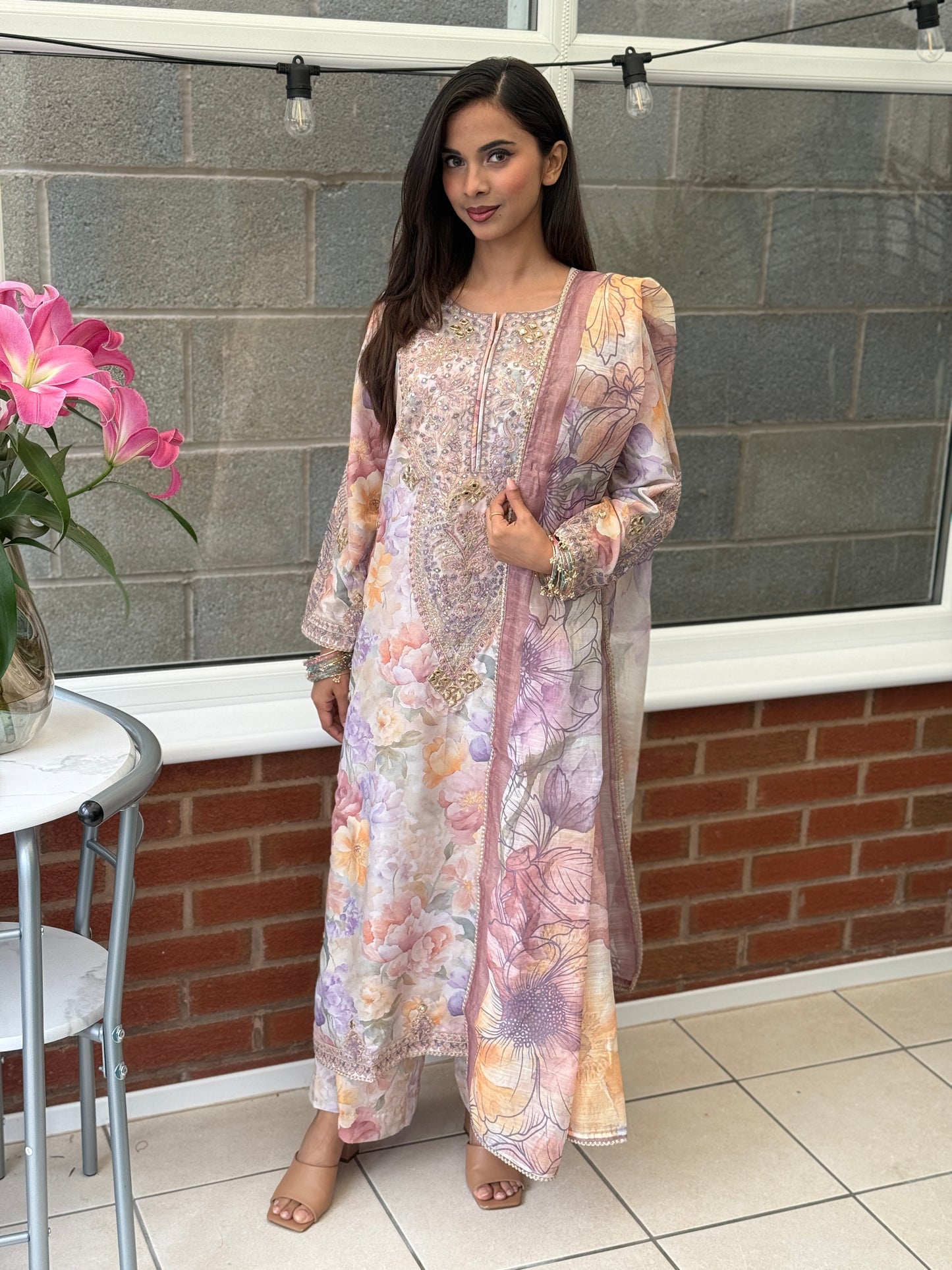 Blush Mirage Lawn Suit