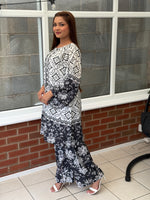 Monochrome Luxe Printed Set