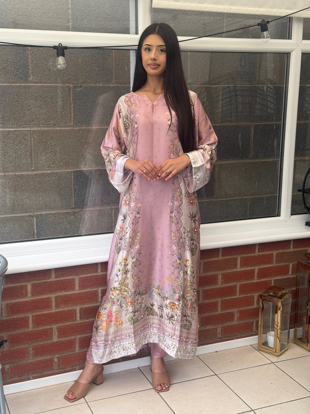 Sahar Silk Two Piece