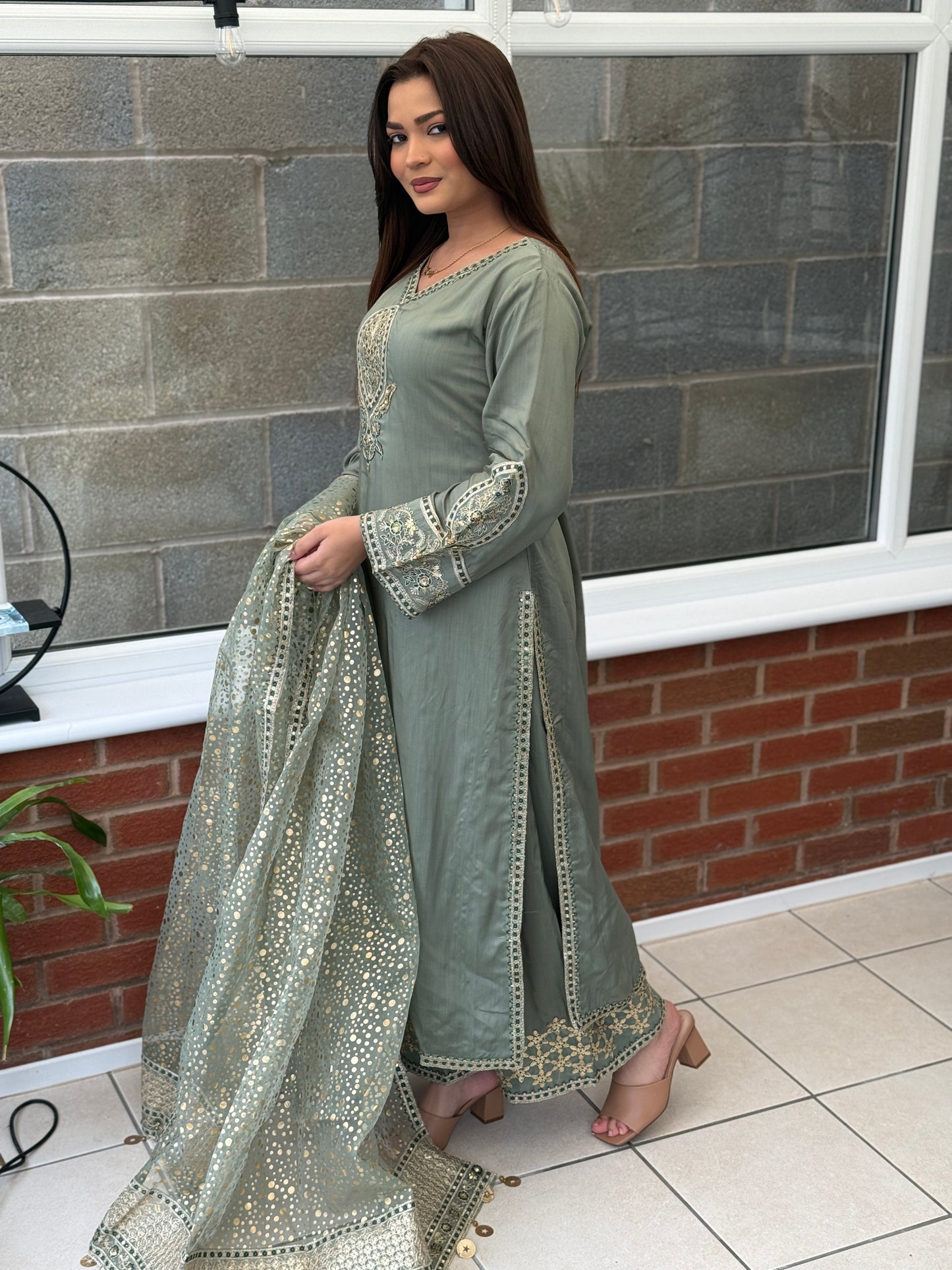 Pistachio Noor Mother Daughter Eid