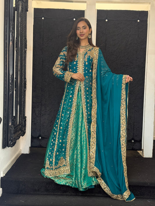 Teal Lehnga*