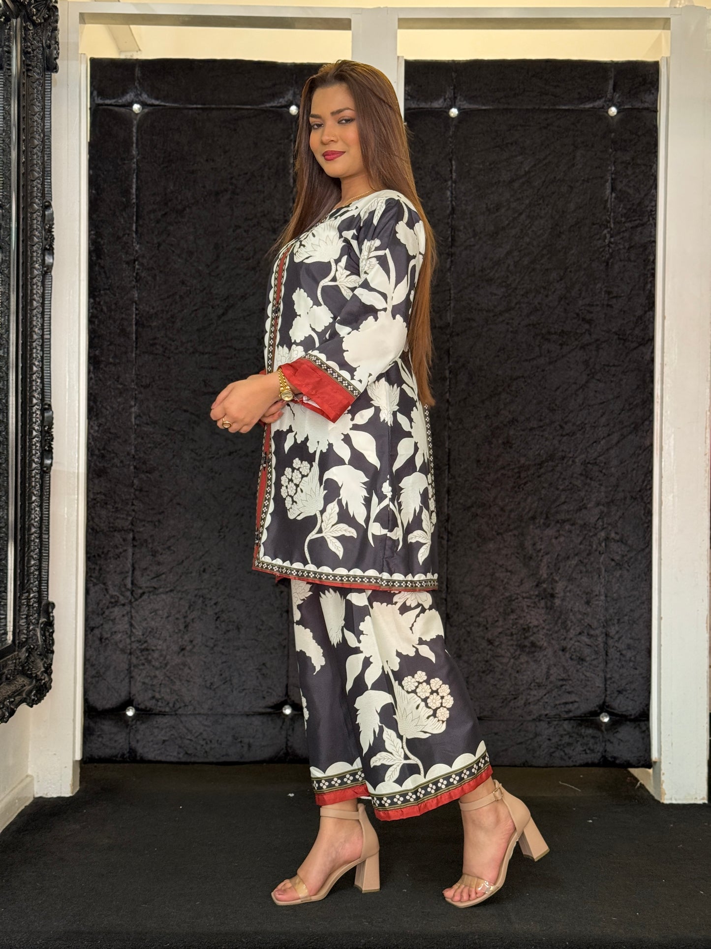 SASHA - BLACK FLORAL