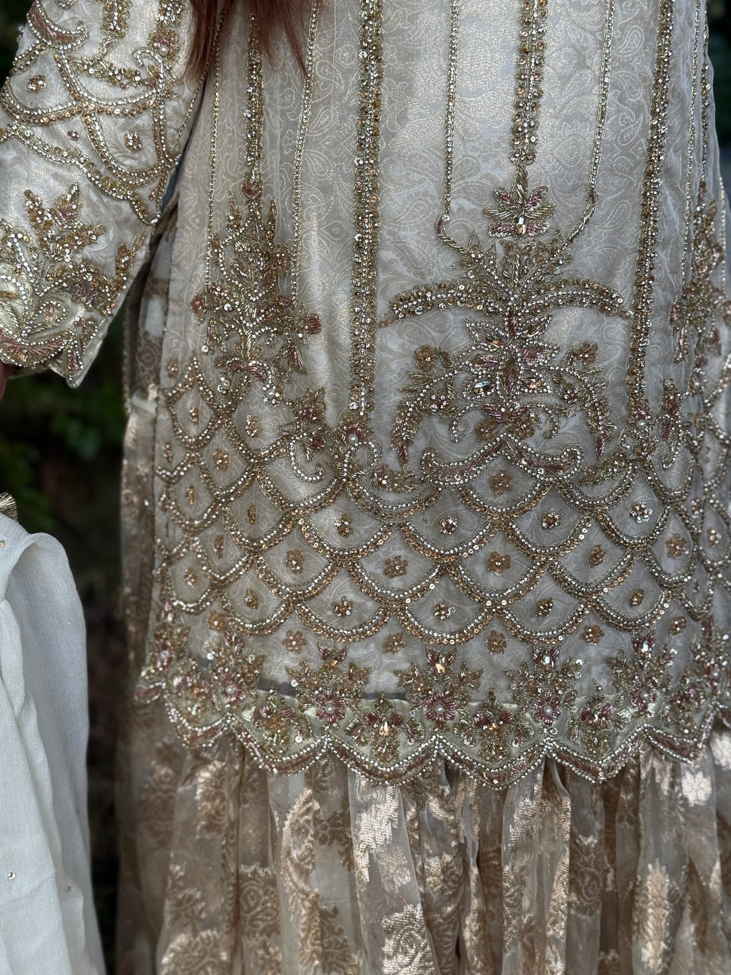 Amira Luxe - Heavy Embellished Silk Gharara