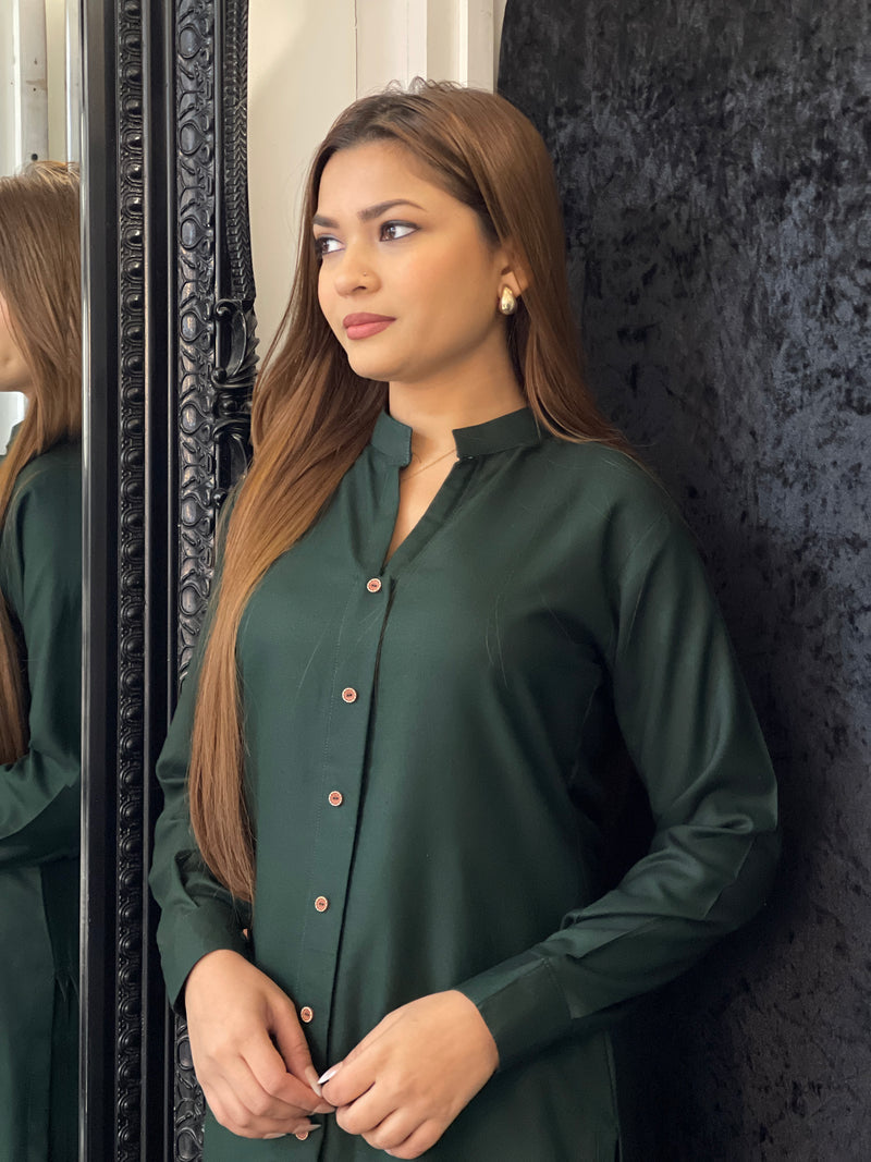 FARYAL - BOTTLE GREEEN