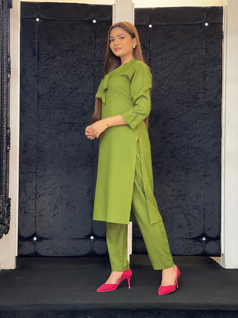 FARYAL - KHAKI GREEN