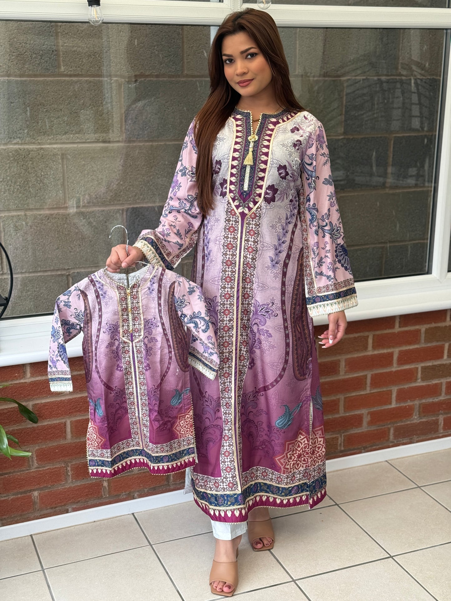 Liana Luxe - Mother & Daughter Set - Lilac