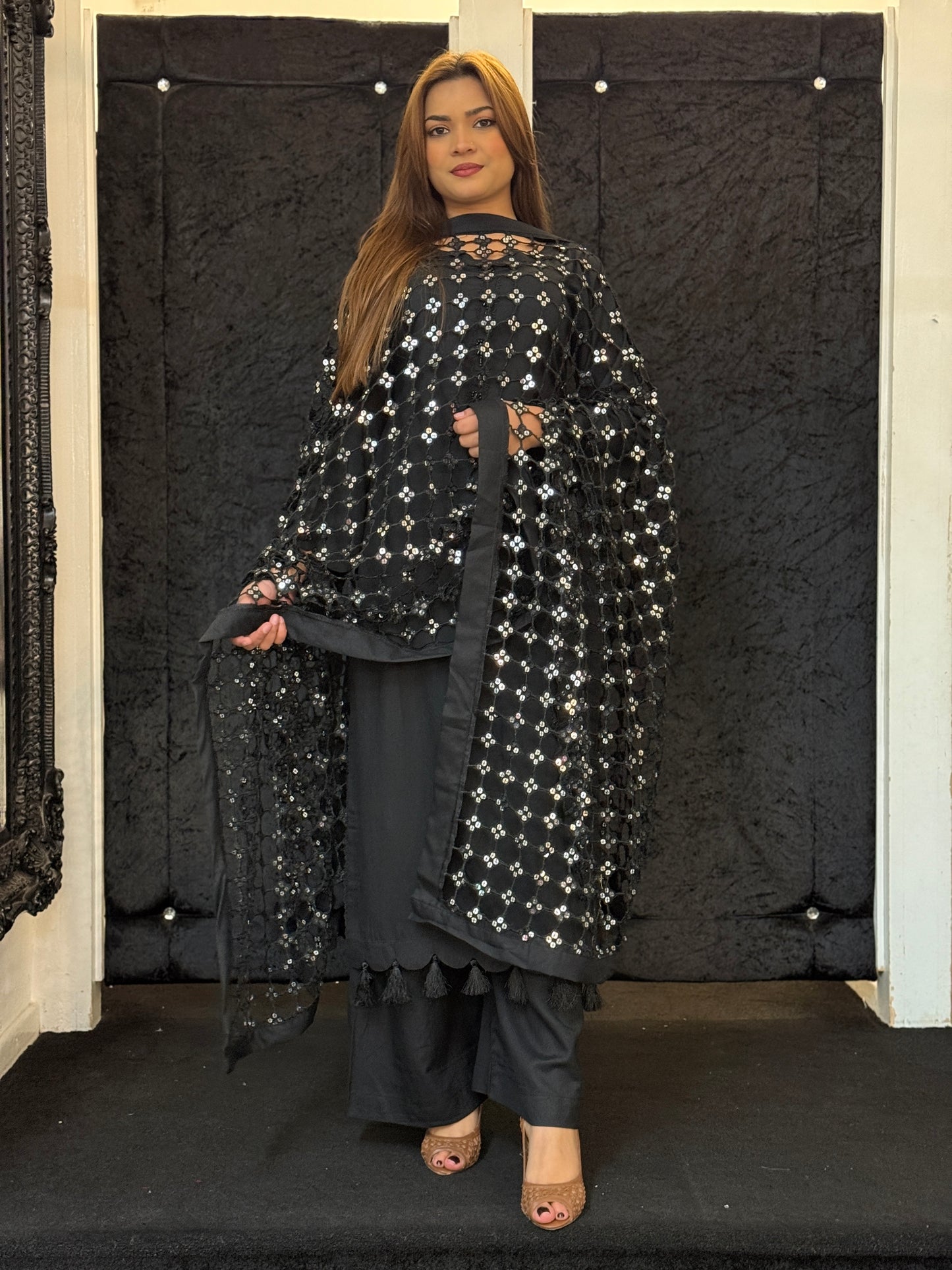 Zayla Sheesh Dhanak Suit