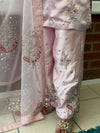 Blush Whisper - Chamoise Silk Suit