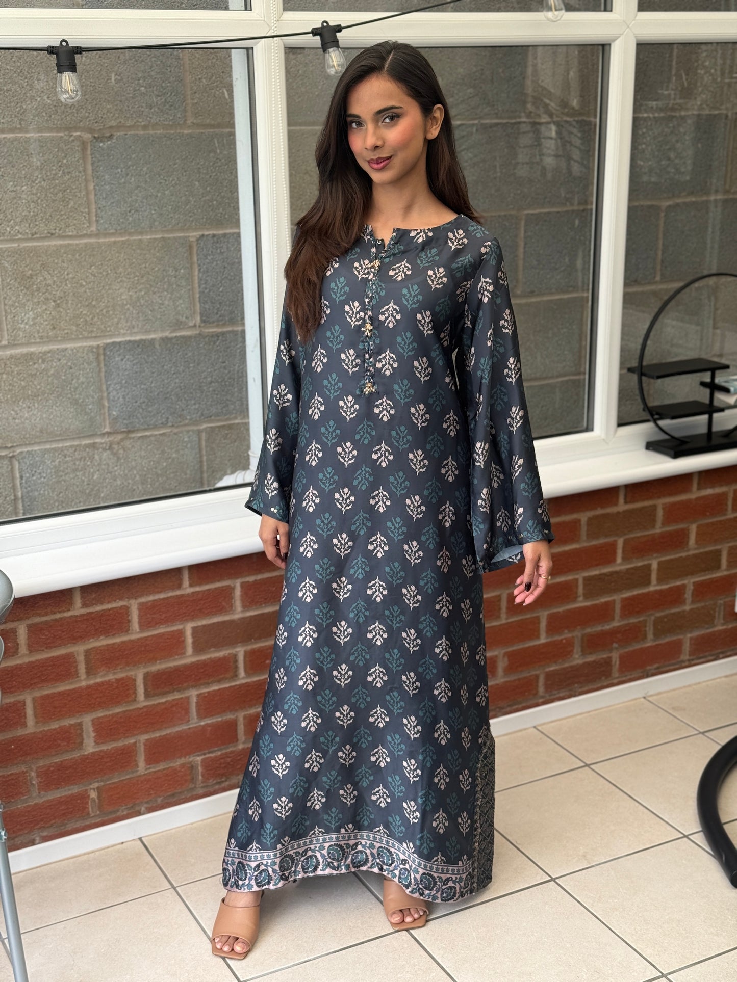 Midnight Muse Kaftan Set