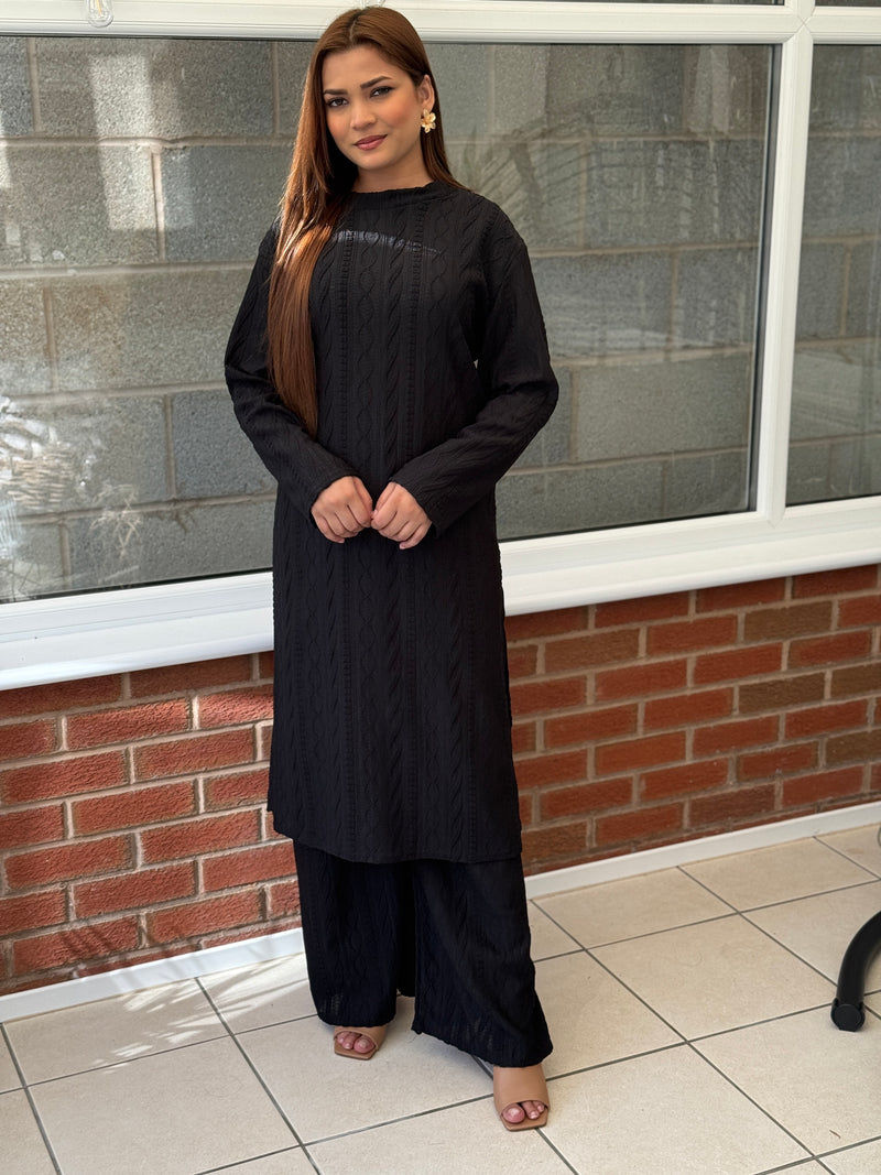 Olive & Black Co-Ord Set
