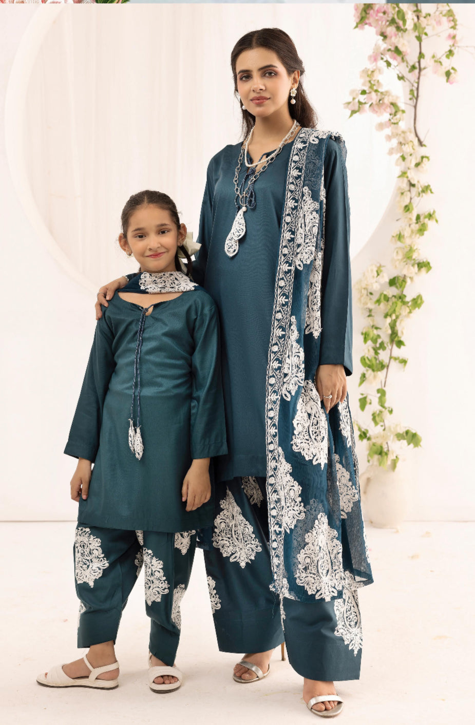 Jannat Farsi Mother Daughter - Teal