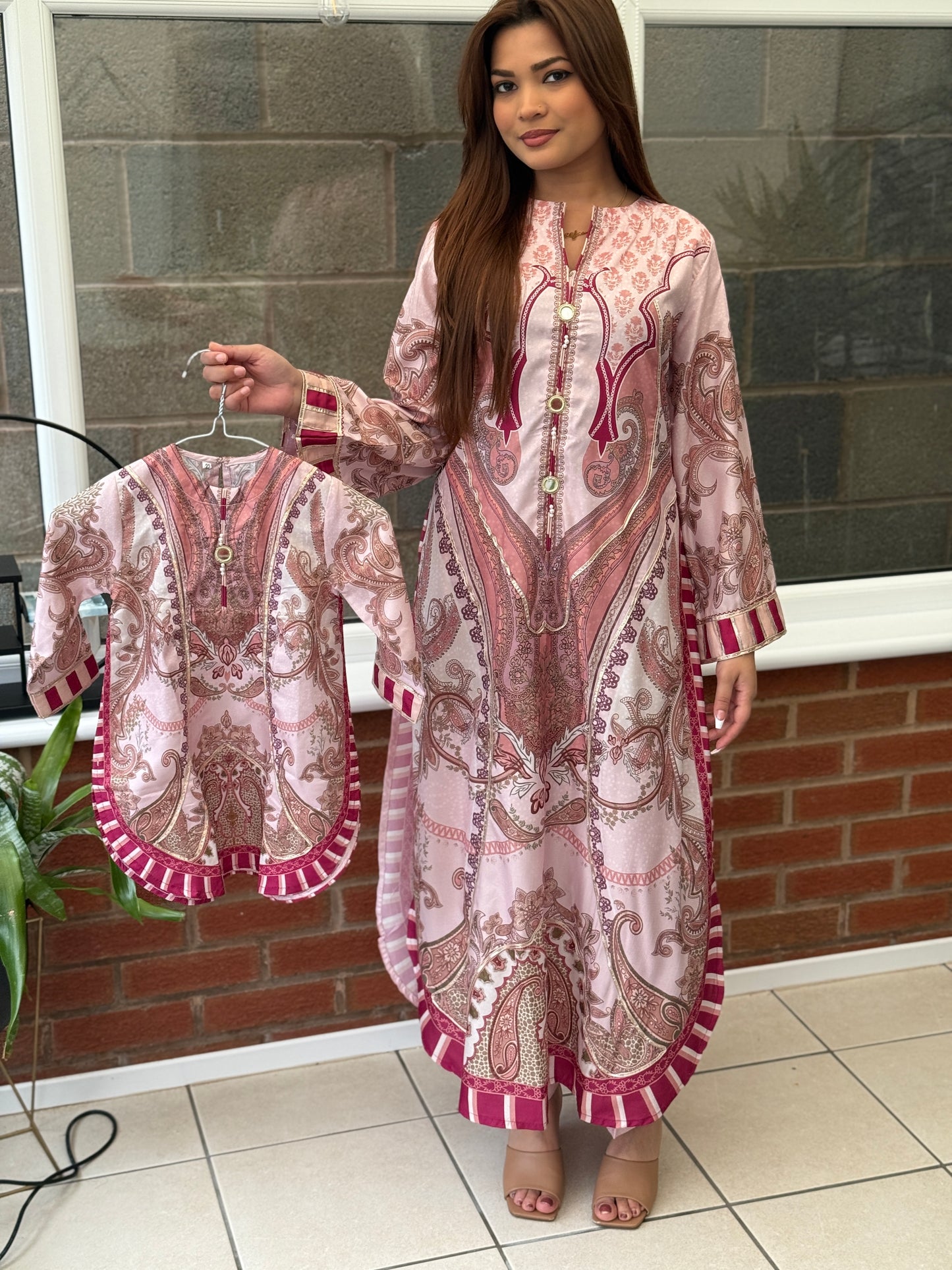 Liana Luxe - Mother & Daughter Set - Pink