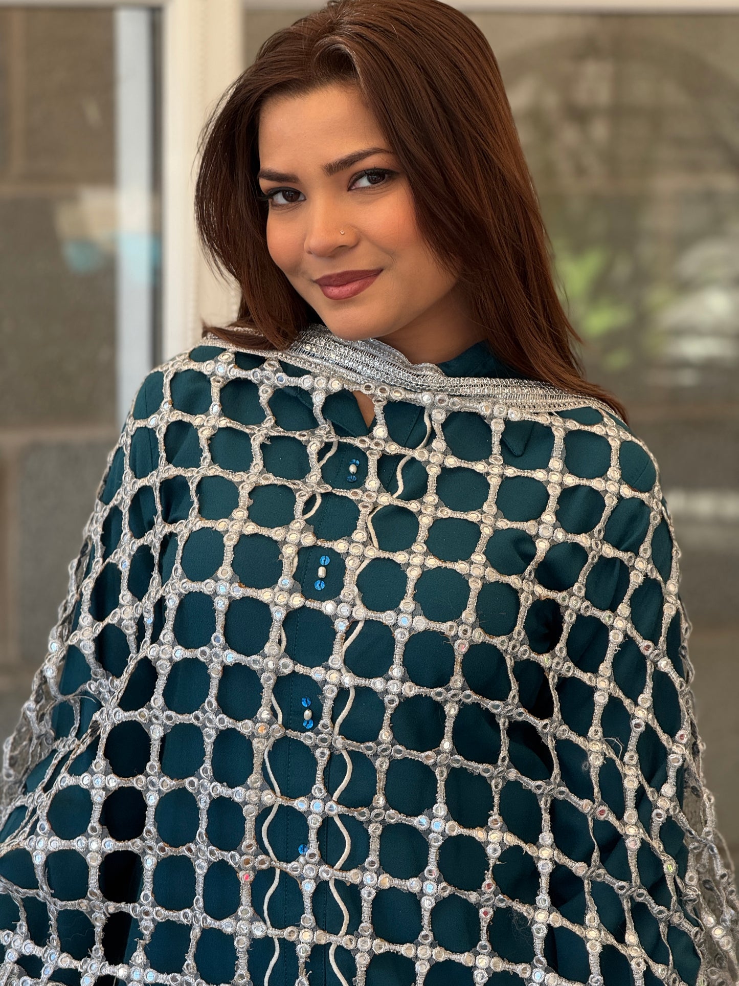 Sheesh Mirror Dupatta