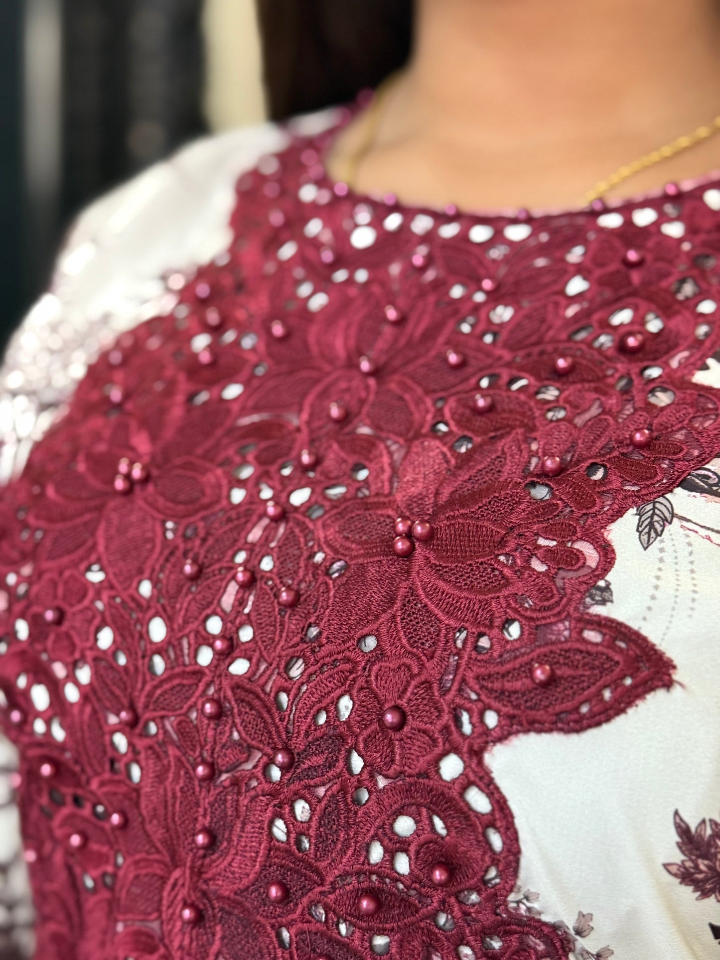 Maria B - M Print Maxi Suit