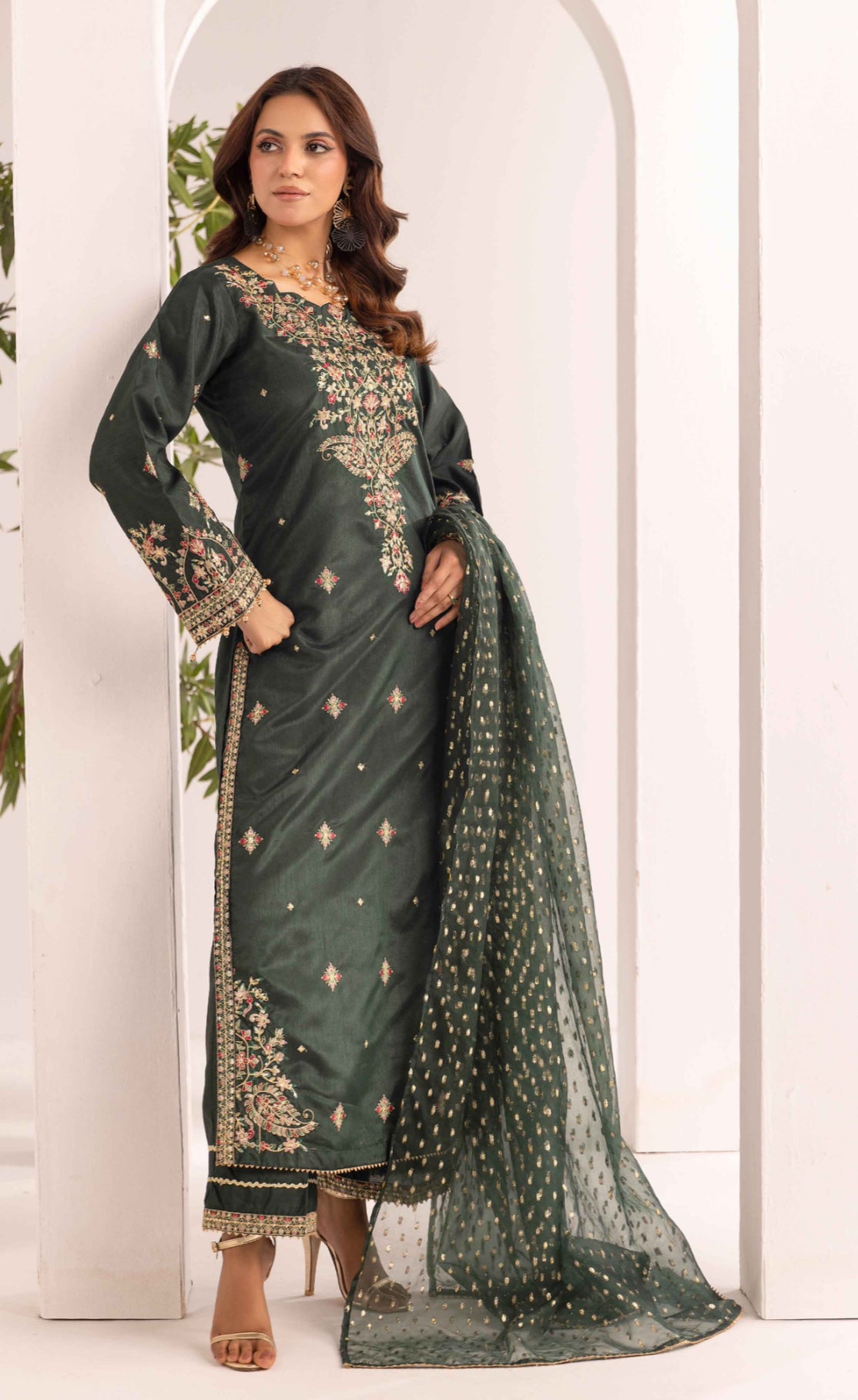 Forrest Elira - Raw Silk Embroidered Suit