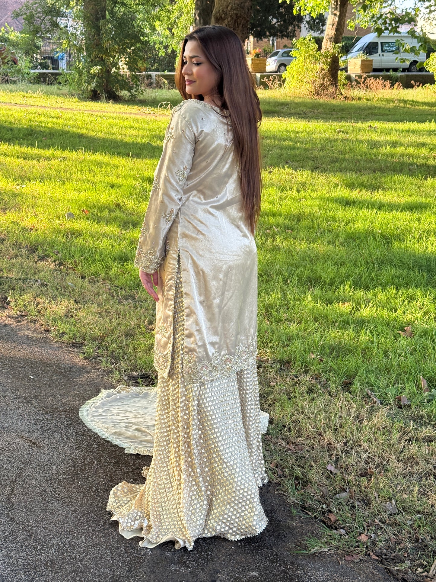 Golden Noor Flared Kali Sharara