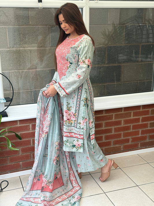 Evania Lawn Suit