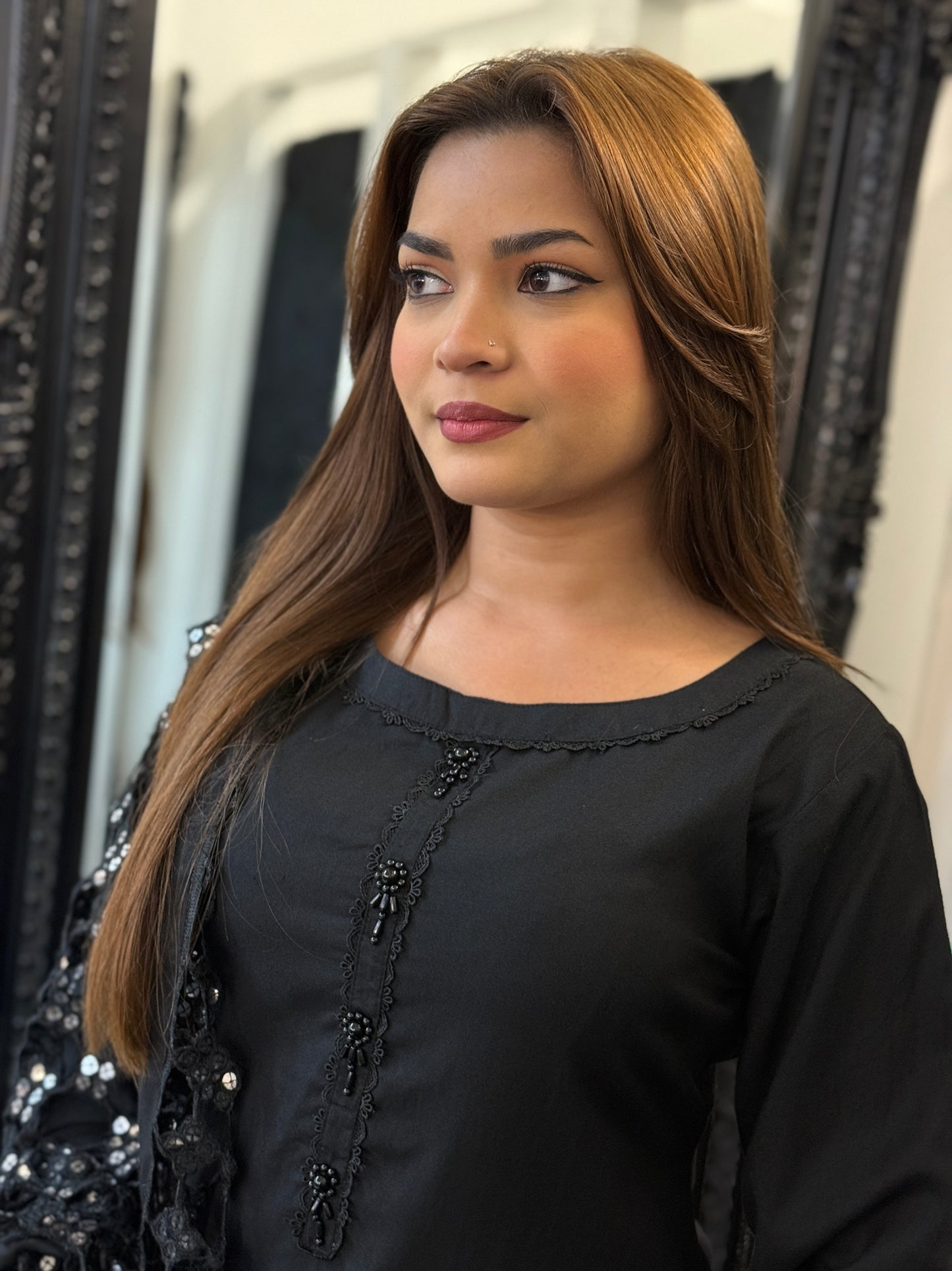 Zayla Sheesh Dhanak Suit